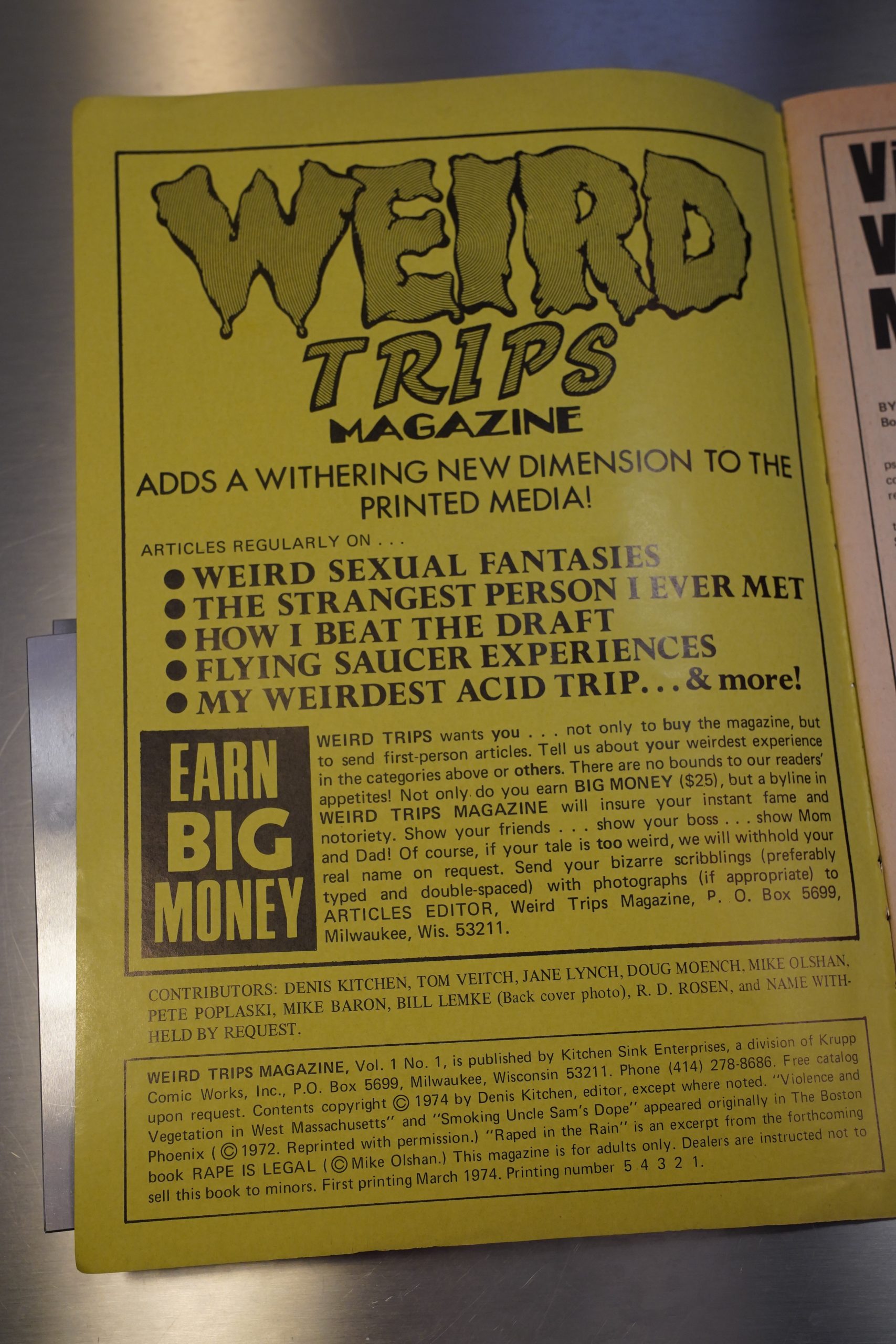 weird trips magazine